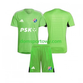 Koszulka Dinamo Zagreb Bramkarska Dziecięcy Domowe Koszulki Piłkarskie 2023-2024 Krótki Rękaw
